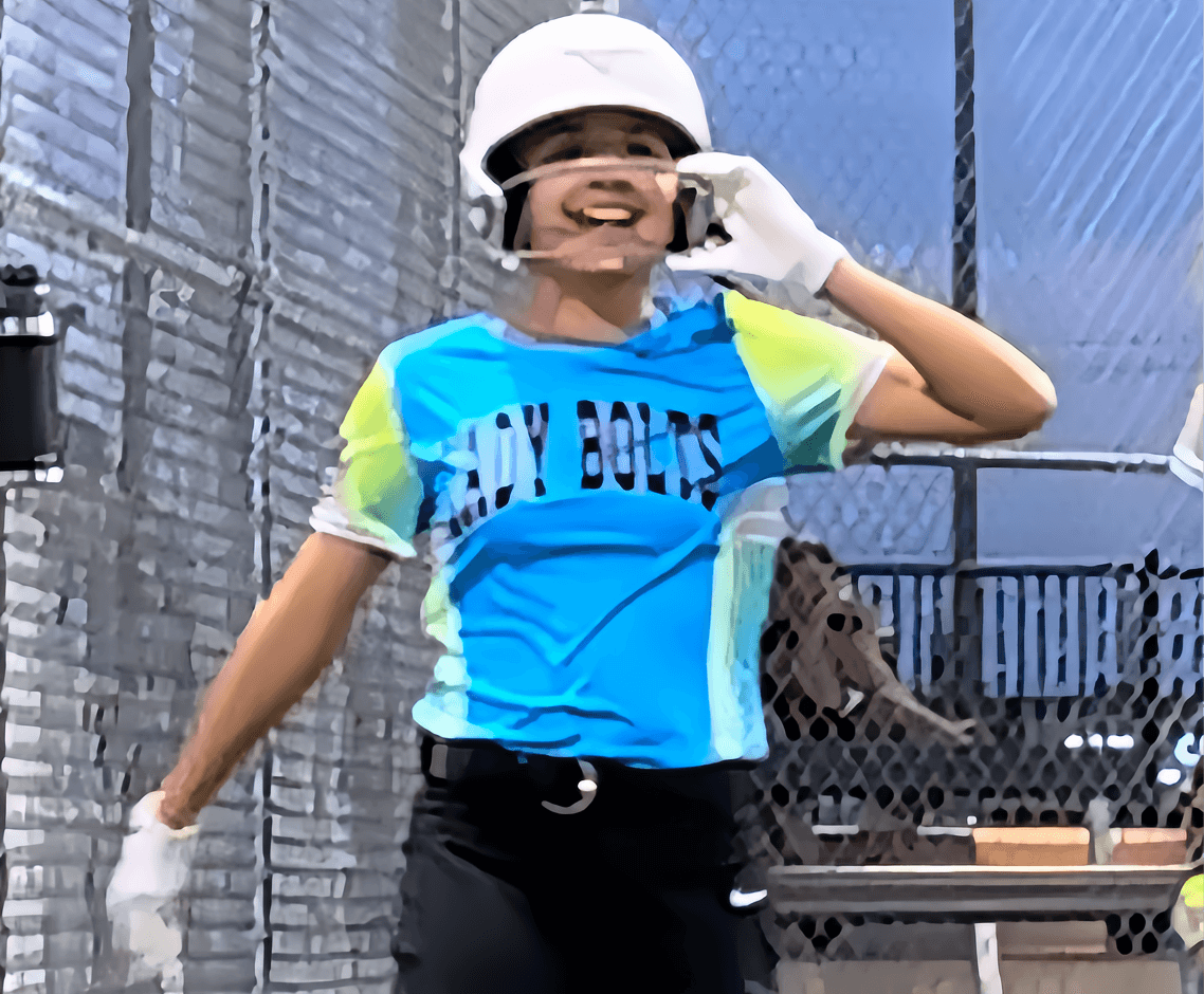 Young player enjoying the game